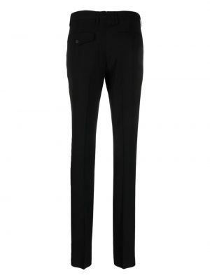 Spodnie skinny fit bawełniane Ann Demeulemeester czarne
