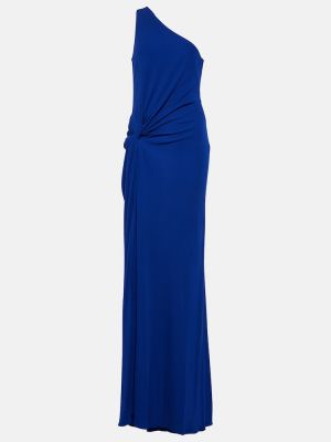 Μάξι φόρεμα από ζέρσεϋ Tom Ford μπλε