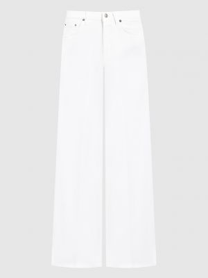 Белые прямые джинсы Dondup