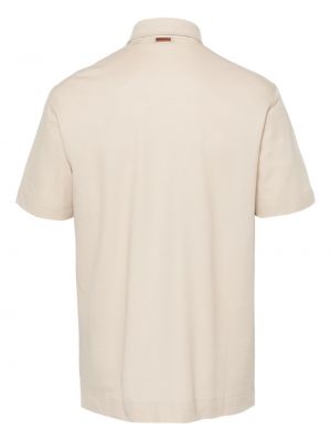 T-shirt mit taschen Zegna beige