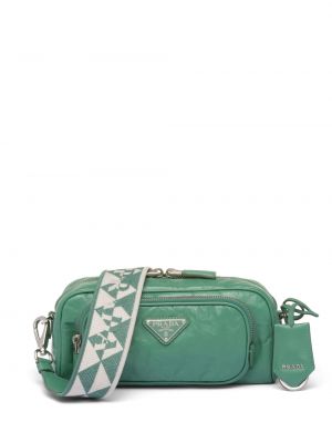 Чанта за ръка Prada зелено
