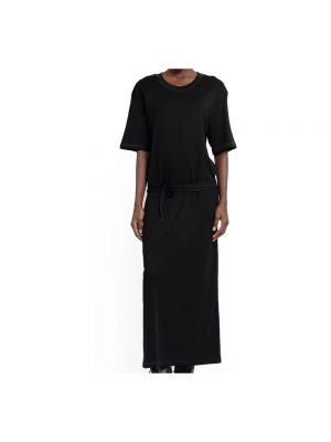 Czarna sukienka długa Lemaire