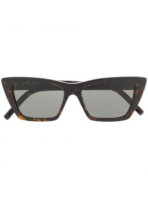 Gözlük Saint Laurent Eyewear kahverengi