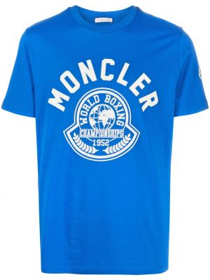 T-shirt Moncler blå