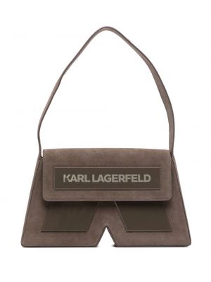 Borsa a spalla Karl Lagerfeld marrone