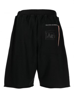 Shorts aus baumwoll mit print Aries schwarz