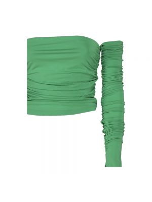 Blusa drapeado Andamane verde