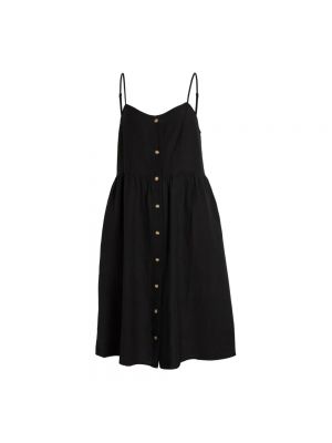 Sukienka mini bawełniana Vila czarna