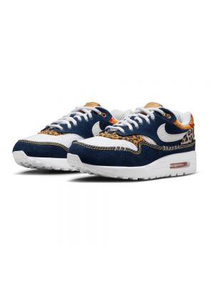 Halbschuhe mit leopardenmuster Nike blau