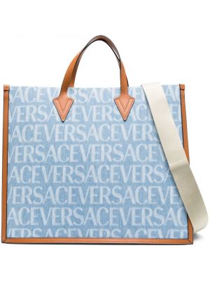 Τσάντα shopper με σχέδιο Versace