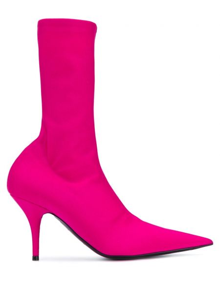 Členkové topánky Balenciaga ružová