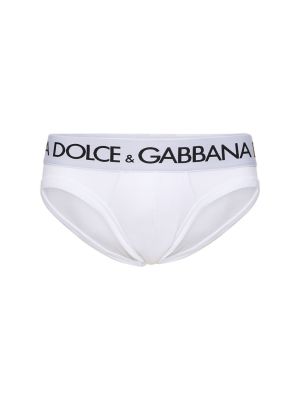 Bragas de algodón Dolce & Gabbana blanco