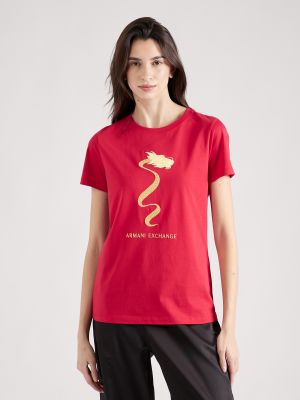 Тениска Armani Exchange червено