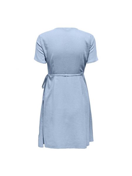 Платье мини с коротким рукавом Only синее