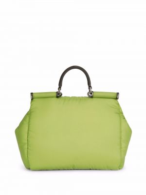 Bolsa de hombro acolchada Dolce & Gabbana verde