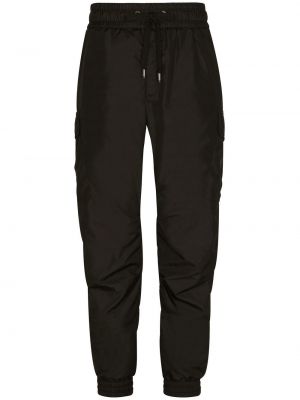 Pantalon cargo slim avec poches Dolce & Gabbana noir