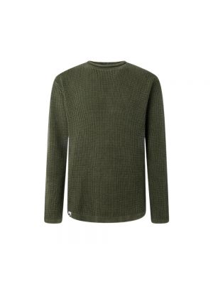 Sweter z okrągłym dekoltem Pepe Jeans zielony