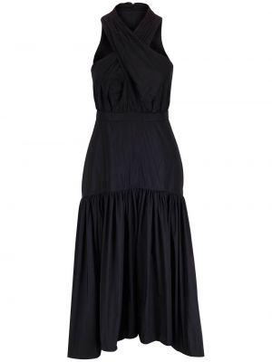 Μίντι φόρεμα Veronica Beard μαύρο