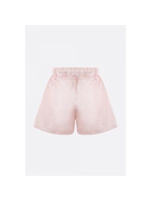 Pantalones cortos de seda con bolsillos Sa Su Phi rosa