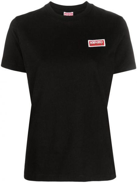 T-shirt di cotone Kenzo nero