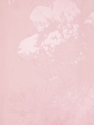 Žakárový hedvábný šál Alexander Mcqueen růžový