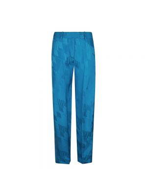 Niebieskie proste spodnie The Attico