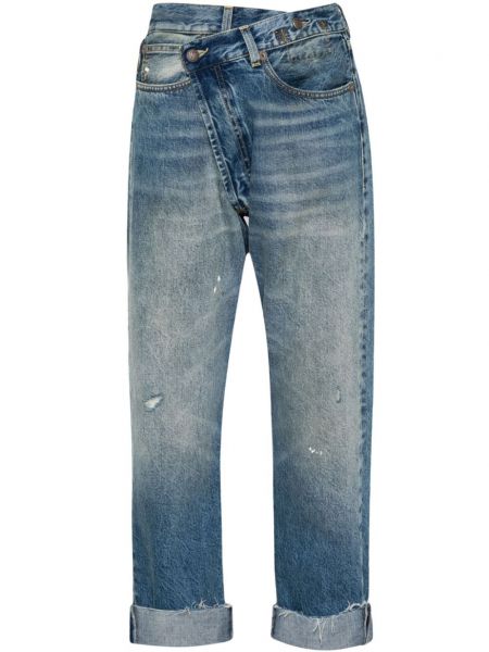 Boyfriend fit jean pantolon R13 mavi