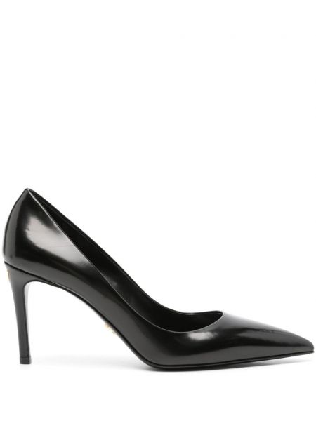 Læder pumps Prada sort