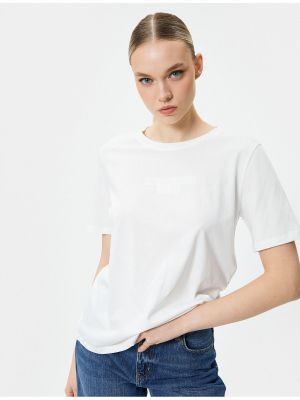 Bavlnené tričko s krátkymi rukávmi Koton