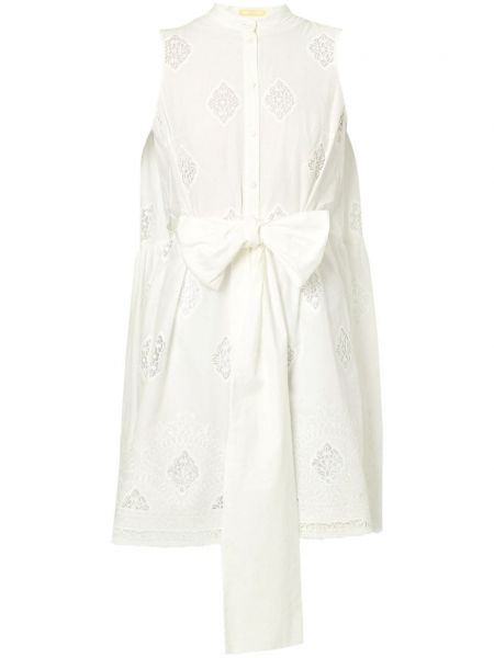Φόρεμα με δαντέλα Erdem λευκό