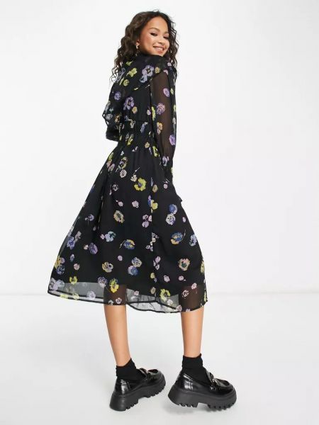 Платье миди в цветочек с принтом Vero Moda