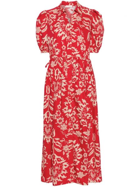 Robe longue en coton à fleurs à imprimé Liu Jo