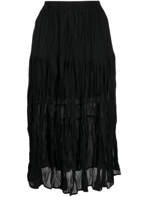 Plisované dlouhá sukně B+ab černé