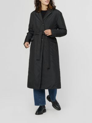 Черное пальто Trussardi