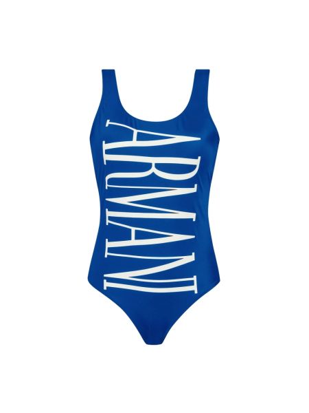 Einteiliger badeanzug Emporio Armani blau