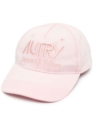 Cepure ar izšuvumiem Autry rozā