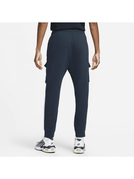Синие флисовые брюки карго Nike