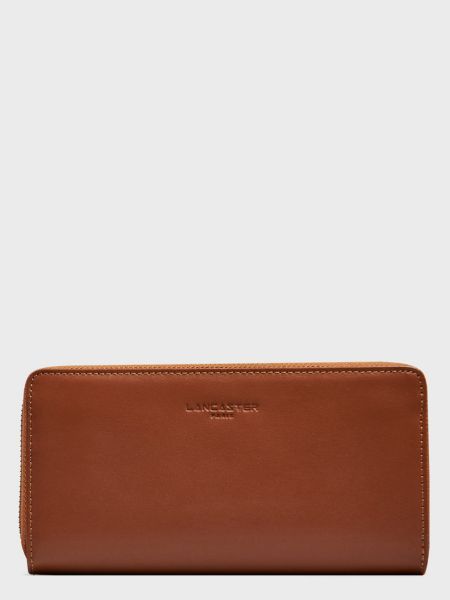 Шкіряний гаманець Lancaster коричневий
