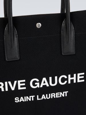 Shopper kabelka Saint Laurent černá