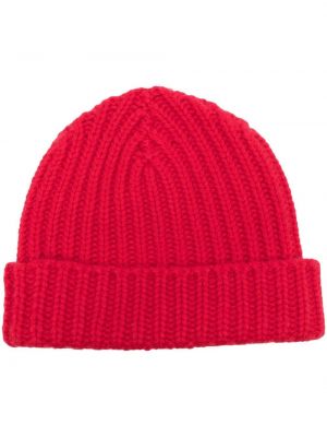 Beanie din cașmir chunky Warm-me roșu