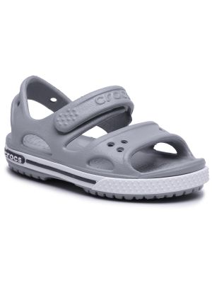 Sandále Crocs sivá