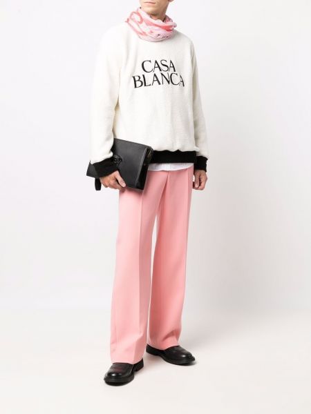 Pantalones rectos Casablanca rosa