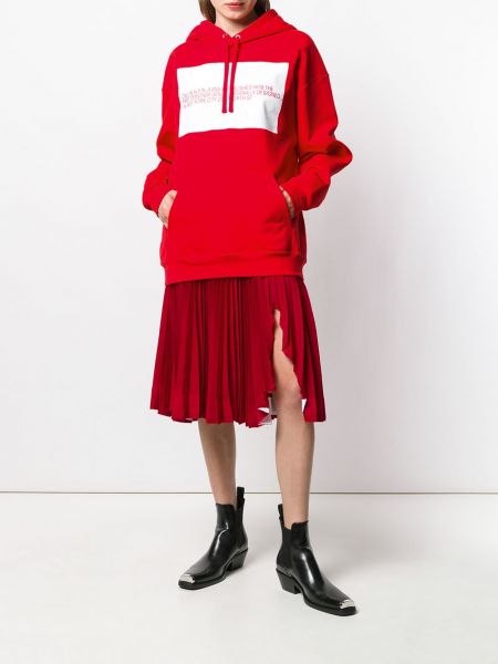 Falda midi Calvin Klein 205w39nyc rojo