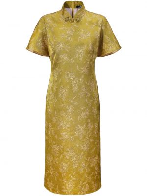 Obleka s cvetličnim vzorcem Shanghai Tang