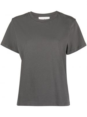 T-shirt con scollo tondo Ba&sh grigio