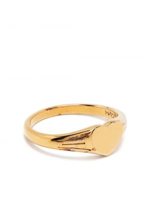 Prsten s uzorkom srca Missoma zlatna