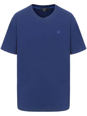 Bavlnené tričko Shanghai Tang modrá