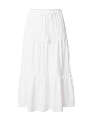 Midi suknja Koton bijela
