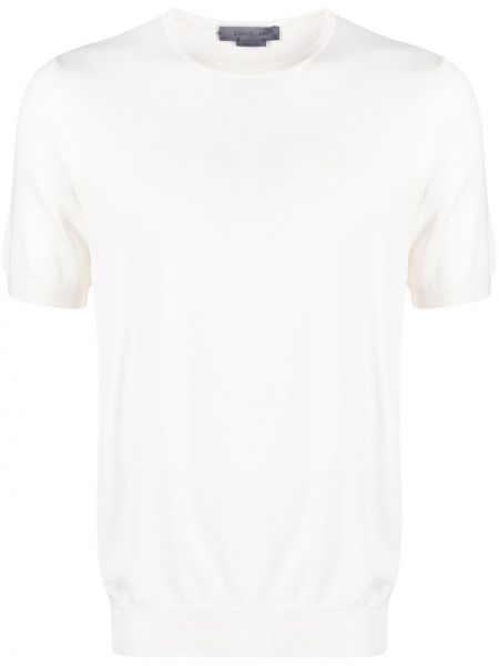 T-shirt col rond Corneliani blanc