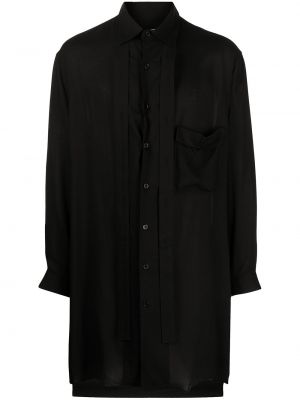 Camisa oversized Yohji Yamamoto negro